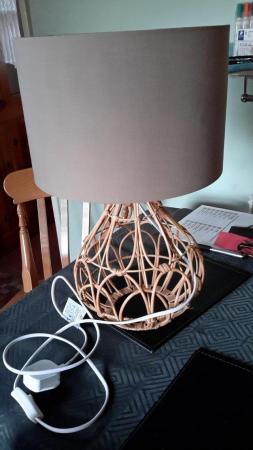 Image 2 of Decorative cane table lamp for sale
