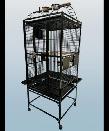 Image 5 of Parrot-Supplies Ohio Play Top Parrot Cage Black