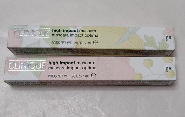 Image 3 of New Two Clinique High Impact Mascara Black 7ml Collect Post