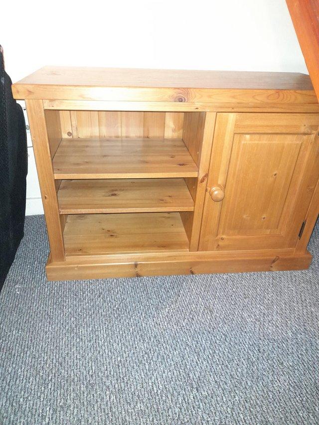 Preview of the first image of Solid wood tv cabinet/cupboard.