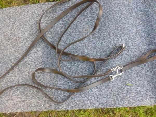 Image 1 of New Shires Blenheim Leather Draw reins