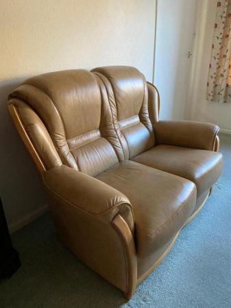 Image 2 of Bardi Italian Leather 2 seater sofa settee