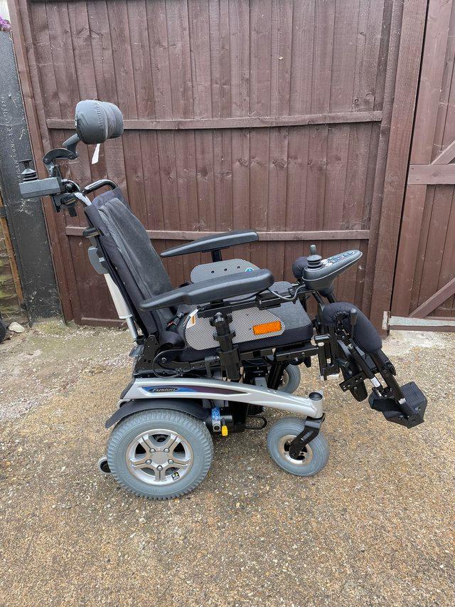 Preview of the first image of Fusion electric power chair in good condition.