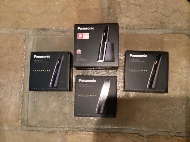 Preview of the first image of Set of FOUR Panasonic landline phones..