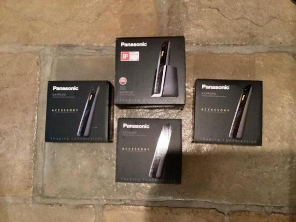 Image 1 of Set of FOUR Panasonic landline phones.