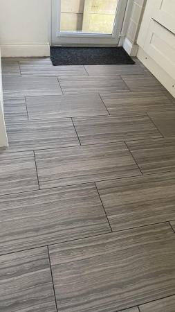 Image 1 of 9 brand new porcelain floor tiles - grey coloured