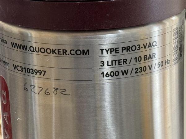 Image 1 of Quooker Pro3 instant hot water tap with scale control unit