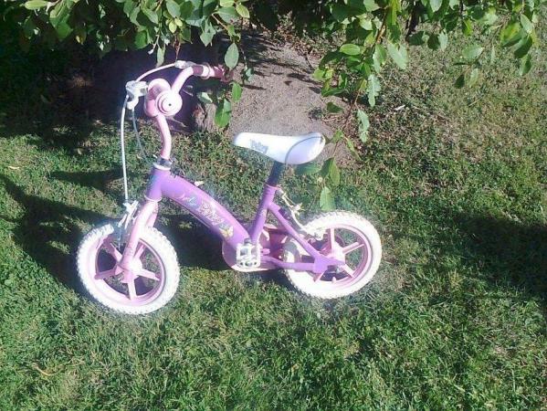 Image 1 of Bicycle, Girls Fairy, 12 inch wheel bike, to fit inside leg