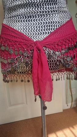 Image 2 of Lovely belly dance hip scarf. Lovely condition.