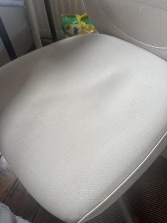 Image 1 of IKEA office chair with armrests, washable cover, height adju