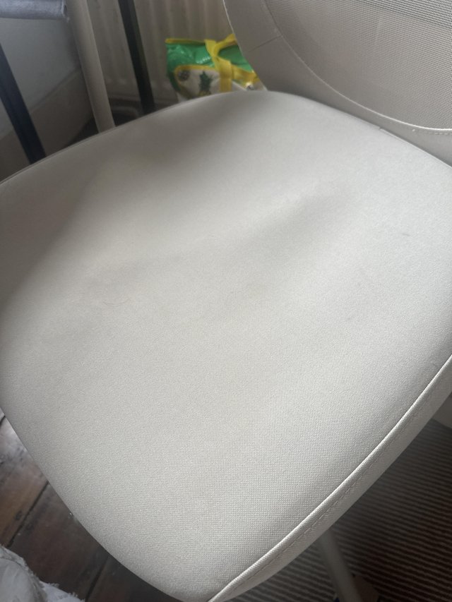 Preview of the first image of IKEA office chair with armrests, washable cover, height adju.