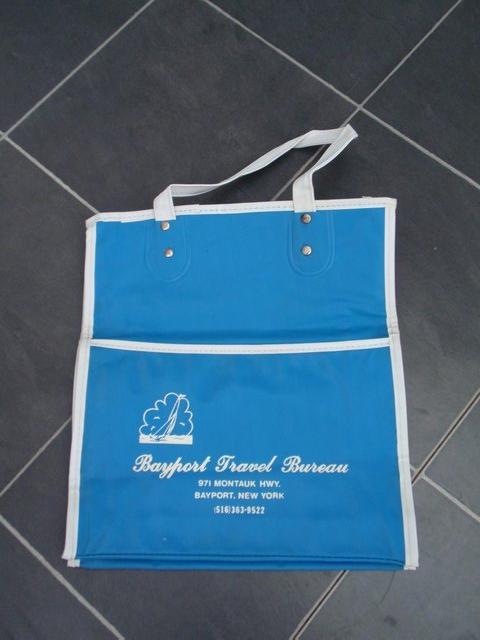 Preview of the first image of Rare, genuine vintage Bayport Travel Bureau Bag.