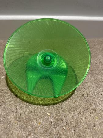 Image 2 of Green Silent hamster wheel