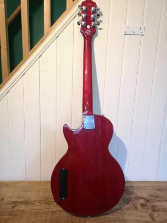 Image 3 of Red Gibson junior electric guitar