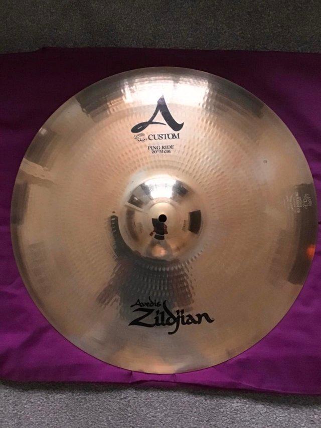 Preview of the first image of Zildjian A Custom 20” Ping ride cymbal.