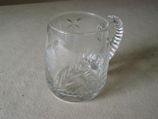 Image 1 of 1 pint crystal tankard - ornament or sophisticated vessel