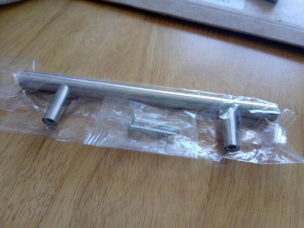 Image 2 of NEW Door handles stainless steel with fittings