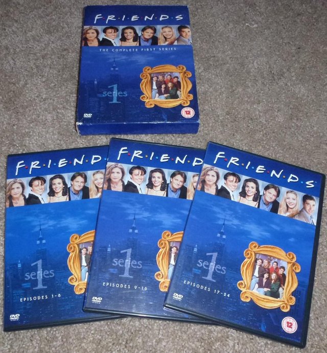 Preview of the first image of Friends, Season 1. DVD Boxset.