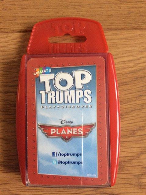 Preview of the first image of Disney Planes Top Trump Card Game.