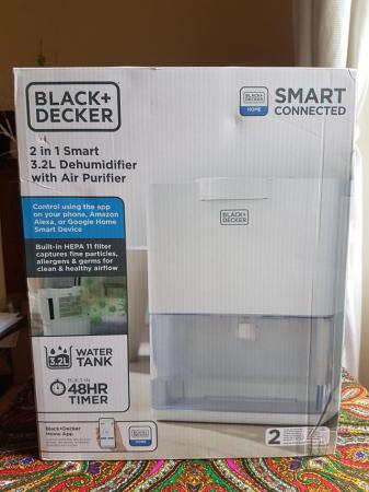 Image 1 of Black + Decker 2in1 3.2l Dehumidifier with Air Purifier