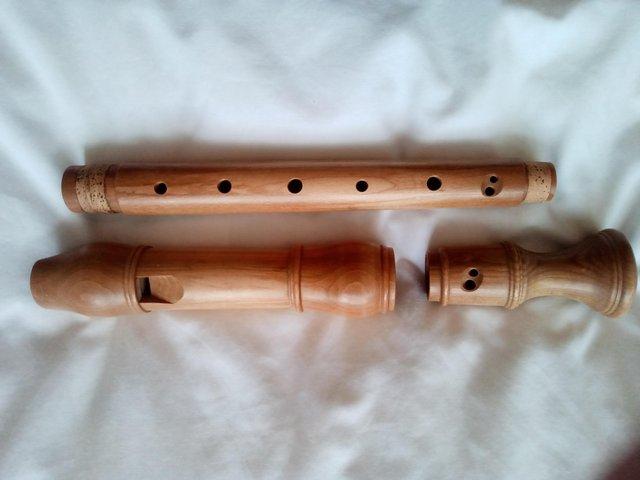 Preview of the first image of Dolmetsch Alto Recorder, Wooden complete with original box.