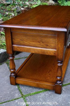 Image 92 of OLD CHARM LIGHT OAK TWO DRAWER COFFEE TABLE TV MEDIA STAND