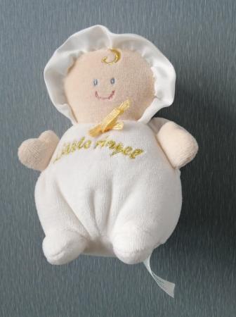 Image 1 of A Small Angel Baby Soft Toy and Rattle Combined.