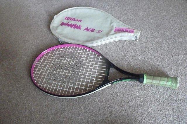 Image 2 of Junior tennis racquet, Wilson Rak Attak 21 High Beam