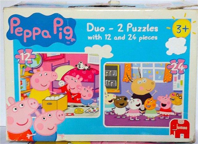 Preview of the first image of CHILD's 2 in1 Box - PEPPA PIG PUZZLES.