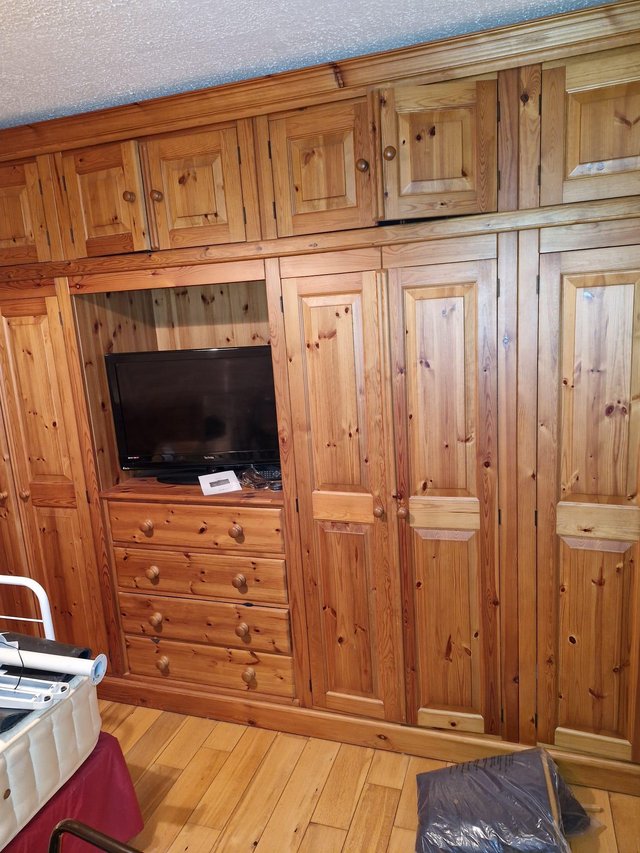 Preview of the first image of Brown woodpecker pine wardrobe.