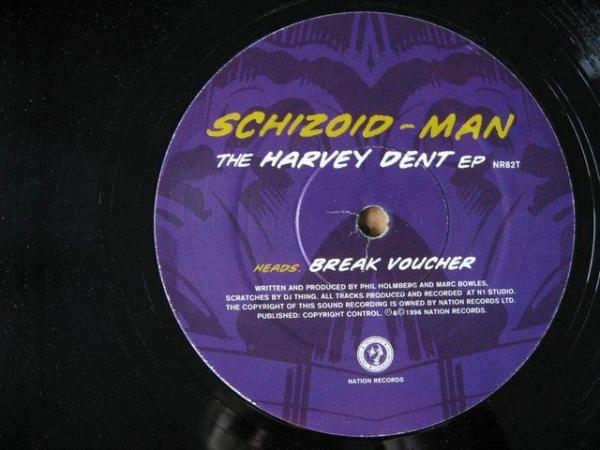 Image 1 of Schizoid-Man – The Harvey Dent EP - Vinyl 12”– Nation Reco