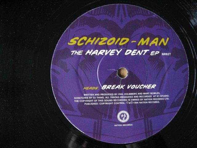 Preview of the first image of Schizoid-Man – The Harvey Dent EP - Vinyl 12”– Nation Reco.