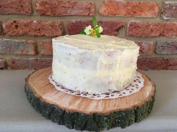 Image 1 of Rustic Log Slice Wedding Cake Stand