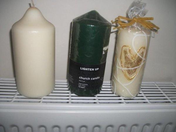 Image 2 of NEW WAX CANDLES (VARIOUS COLOURS)