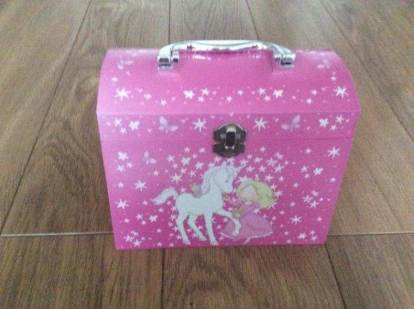 Image 2 of Pink Unicorn Musical Jewellery Box