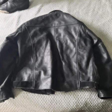 Image 3 of Lady's leather motorcycle cycle jacket
