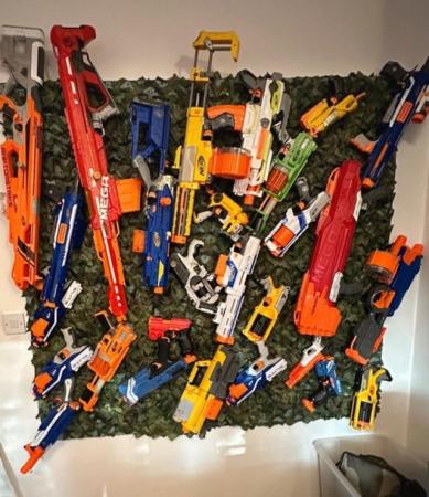 Image 1 of Massive bundle of nerf guns !!! See eBay for bidding