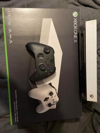 Image 2 of Xbox model X special edition (robot white) REDUCED