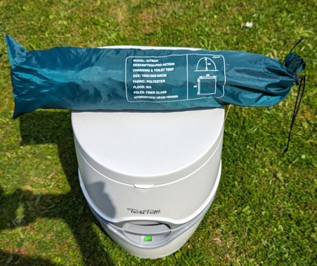 Preview of the first image of Thetford Porta Potti 565E , portable toilet and toilet tent.
