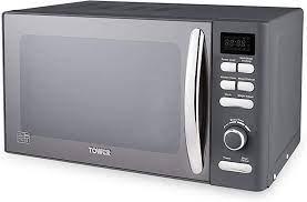 Preview of the first image of TOWER 20L SLATE GREY MICROWAVE-800W-DIGITAL TIMER-EX DISPLAY.
