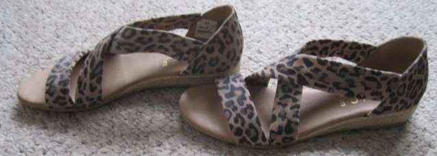 Image 3 of Animal print Sandals by Office, size 6, hardly worn.