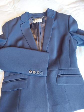 Image 2 of Hobbs navy smart suit jacket