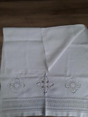 Image 2 of HAND WORKED 1920's COTTON HAND TOWEL