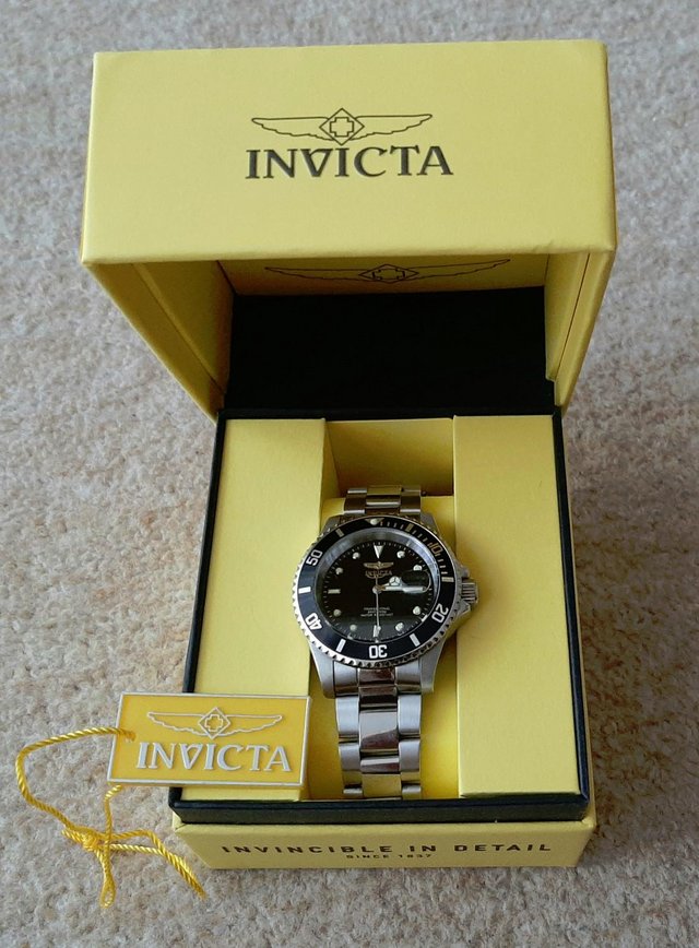 Preview of the first image of Invicta Pro Diver Men's Watch, Stainless Steel, Luminous.