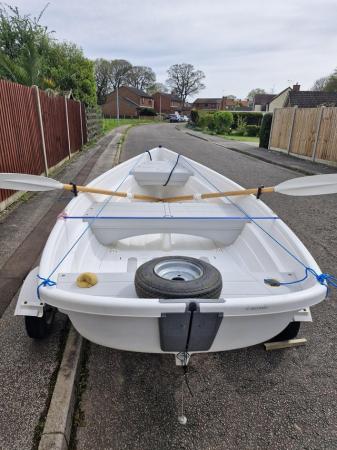 Image 1 of Walker bay 10ft dinghy with electric outboard and trailer
