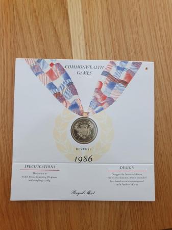 Image 1 of Royal Mint 1986 Commonwealth Games Commemorative £2 Coin