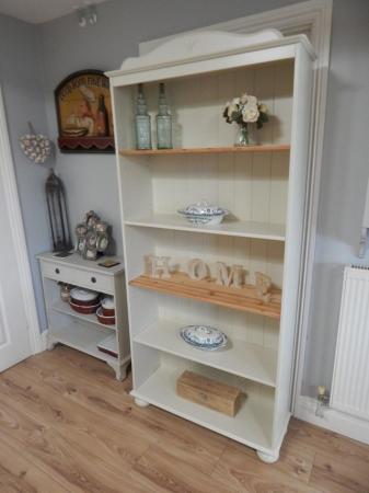 Image 8 of Large Vintage Country Pine Bookcase / Shelving