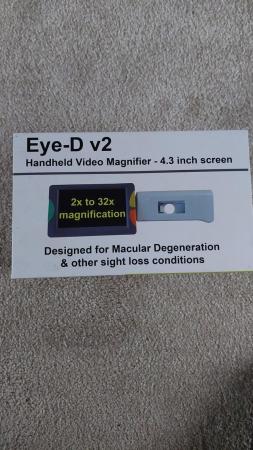 Image 2 of Eye video magnifier for sight loss