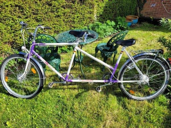 Image 1 of Schauff Tandem. A bicycle made for two.