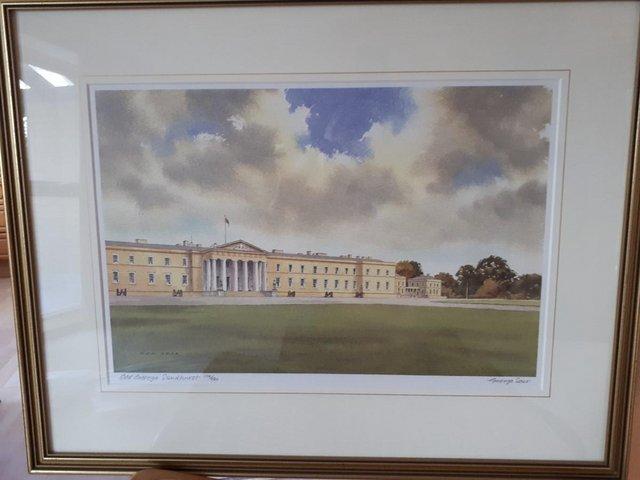 Preview of the first image of Old College Sandhurst Limited Edition Print.
